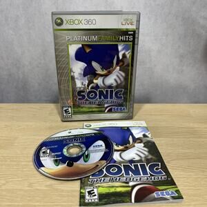 Sonic the Hedgehog + Mega Coll (Microsoft Xbox 360) Complete in Box CIB